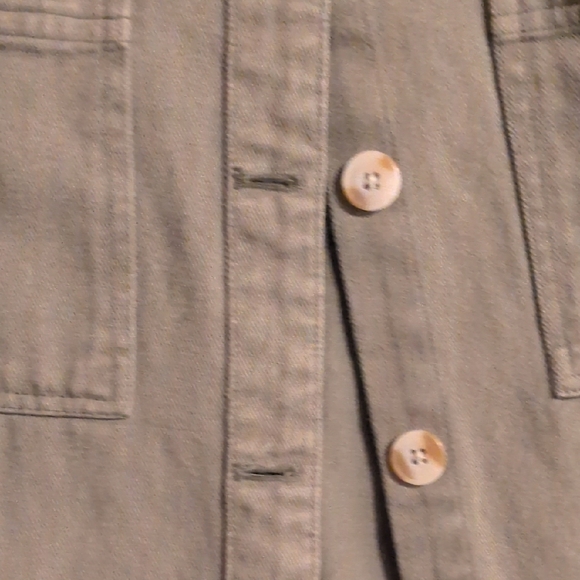 Thread & Supply Khaki Button-Up Shirt - Picture 3 of 5